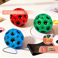 HB Soft Bouncy Ball Toys High Resilience Hole Ball Soft Hole Bouncy Ball Fidget