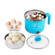 [PLUG MALAYSIA] 2 Layers Periuk / Pengukus Mini Cooker 1.8L Lopol Stainless Steel Multi Function Steamer