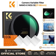 K&F CONCEPT NANO-X Limited ND2-32 Filters Ultra HD Water-proof Anti-Scratch No “X” Cross 5f Stops ND