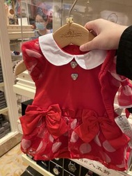 香港迪士尼樂園 米妮 Minnie 嬰兒套裝 BB衫