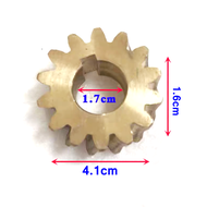 【Dream Pet Family】 Meat Grinder Repair Parts 15/17 Teeth Turbine Worm Gear 1.4/1.6/2/2.1cm Keyway Ho