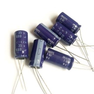 Elco 680uF 35V LZA Capacitor 10x20 mm