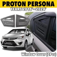 2Pcs Proton Persona ( Years 2016-2024 ) Window Cover 3D Carbon Fibre Door Visor Accessories Persona