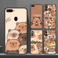Black Soft Phone Case OPPO A5i OPPO A5X OPPO A5 Pro OPPO A5i Pro capibalra Silicone Casing