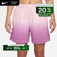 Nike Sportswear Phoenix Fleece Womens Mid-Rise Shorts - Pink Foam [IF7371-663]