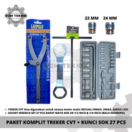 MATA COMPLETE SAVING PACKAGE CVT Treker SET + 39 x 41 Key + 27 Pcs Socket Wrench + 8 MM T-Wrench + 2