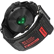 (torbollo) ガーミンベルト 26MMナイロンスポーツバンド Garmin F?nix 8 Solar 51mm，Fenix 5X/5X Plus/6X/6X Pro/6X