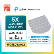 TP-Link Tapo Robot Vacuum Washable Mop Cloth RVA301 (5 Pcs) For Tapo RV30 Max Plus/RV30 Max/RV20 Max