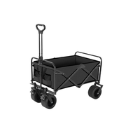 Folding Camping Wagon Cart Foldable Utility Wagon Portable Outdoor Multi-Functional Trolley for Gard