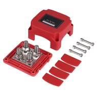 For Auto RV Marine Truck Boat Heavy Duty 400A 48V Bus Bar Tin Plated Copper Power Distribution Block