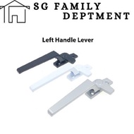 HDB Window Casement Aluminium Locking Handle Lever [Left / Right Lever Available In 3 Colours]