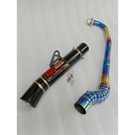 Kou mahachai Pipe 51mm canister conical open specs exhaust Pipe for Wave 125 Xrm 110/125 Wave 100/11