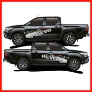 TOYOTA REVO สติ๊กเกอร์ลายโคลนรีโว่ สติ๊กเกอร์ซิ่ง สติ๊กเกอร์ติดรถ ชุดแต่งรีโว่ sticker(สอบถามเพิมทาง