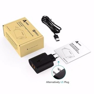 BARU AUKEY CHARGER IPHONE CHARGER SAMSUNG QUICK CHARGE 3 PORT 2 -K: