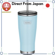 [From-Japan:][ICON SERIES] Thermos Straw Tumbler, 710ml, Cold Insulation Only, Glacier, American Des