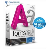 Creative Fonts 3D v10.5 PC Software