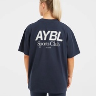 AYBL Women's Loose Fitness Short Sleeves Loose and Breathable 100% Premium Cotton Sports Strength Li