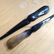 Original Shoe horn Cow horn, handmade Shoe care accessories