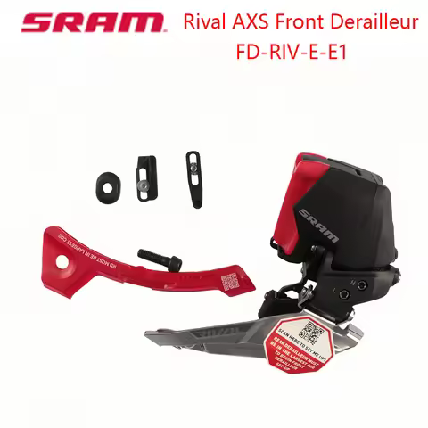 SRAM Rival AXS Front Derailleur 12S Road Bike Front Derailleur FD-RIV-E-E1 Compatible with 46/33T, 4