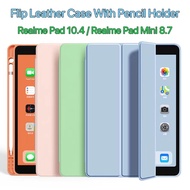 Flip Leather With Pencil Holder Case Realme Pad 10.4 RealmePad Mini 8.7 Realme Pad2 11.5 RealmePad X