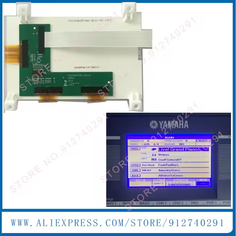 Original 5.7 Inch New Grade A+ LCD Display Screen Panel For Yamaha PSR-S500 PSR-S550 PSR-S650 MM6 MM