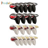 [Predolo] 9Pcs Shark PU Golf Iron Protection Cover Golf Club Headcover Accessory Golf Club Protector