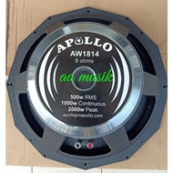 Speaker Component Apollo Aw1814 Subwoofer 18 Inch