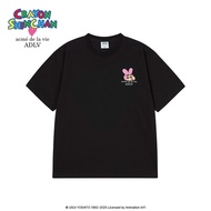 เสื้อยืดแขนสั้น2025ใหม่ Acme De La Vie ADLV FUZZY RABBIT SHINCHAN