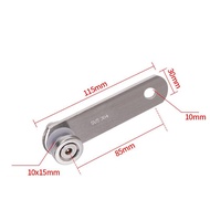 Railing Kaca Stainless /Enjepit Kaca Strip/ Railing Kaca Stainless /Single Sayap Railing Tangga Jepi