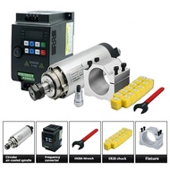 Engraving machine spindle motor, high-speed air-cooled electric round spindle, 800W wood woodworking