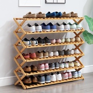 Foldable Shoe Rack Multifunctional Shoe Rack Shoe Rack  Bamboo Shoe Rack