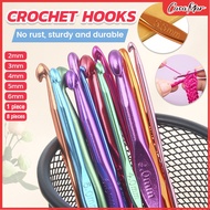 C.M. Multicolor Aluminum Crochet Hooks Knitting Needles Craft Yarn Length 15cm Width 2mm-6mm