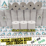 Thermal paper 57x40 / 58x40 coreless. Black EDC Receipt Paper 57 x 40 WIN