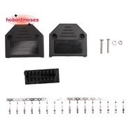 OBD2 OBD II 16 pin connector socket Diagnostic Tool Adapter OBD connector + Enclosures + Terminal + 