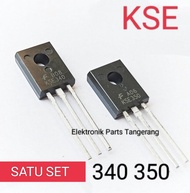 KSE 340 KSE 350 (SATU SET) TRANSISTOR KSE340 KSE350 MJE 340 MJE 350 IC KSE 340 IC KSE 350 IC TRANSIT