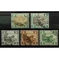 [STM 152] Malaya 1901-1934 Tiger 1cent (used) stamp/setem