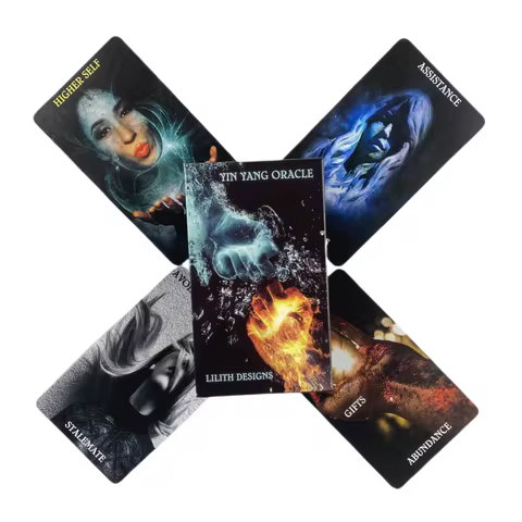 Yin-Yang Oracle Cards A 80 Deck Yin Yang Tarot English Visions Divination Edition Borad Playing Game