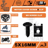 M5 Screw Cover Set Srew Cover Screw Coverset Skru Motor Coverlet Skru M5 Clip Motor