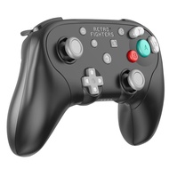 RETRO FIGHTERS BattlerGC Wireless Controller Black | Gamecube & Switch compatible | Includes vibrati