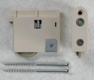 パナソニックオプション　調整機能付きY戸車　ホワイト色(2個入)【MJB907W1×4セット】