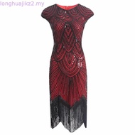 Tassel Sequin Dress Dress 1920s Retro Party Banquet Dress