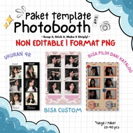PHOTOBOOTH/PHOTOSTRIP TEMPLATE PACKAGE FOR PHOTOBOOTH BUSINESS (CUSTOMIZED) photobooth album