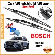 For Honda BRV BOSCH ADVANTAGE Wiper Front FREE Windshield Tablets Wiper Cermin Kereta DIY Original J