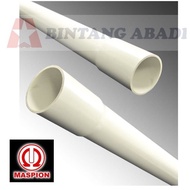 Maspion Pipa Paralon PVC 4" AW Putih Panjang 1 Meter Per Batang