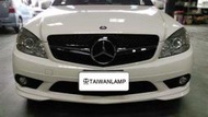 台灣之光  全新BENZ W204 C300 08 09年歐規美規AMG樣式前保桿原廠型霧燈網附框