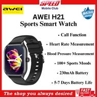 Awei H21 Smartwatch Original 2.01inch Full Touch Screen 100+ Sports Watch with Wireless Charging