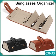 CVMAX Storage Box Display Portable Folding Eyeglasses Holder