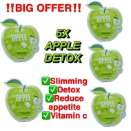 APPLE DETOX MINUMAN KURUSKAN BADAN UBAT KURUSKAN BADAN DETOX SLIMMING PIL KURUS BADAN LULUS KKM DETO