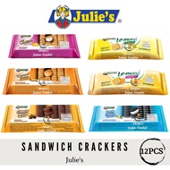 [12Pkts] JULIE'S PEANUT BUTTER/ CHEESE/ LEMON CHOCO MORE/ DARK CHOCO (CONVENIENT PACK) [JULIE'S BISC