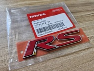 ของแท้เบิกศูนย์ โลโก้อาร์เอส ฮอนด้า ซิตี้ ตัวใหม่ ปี 2024 HONDA CITY RS letter logo genuine parts